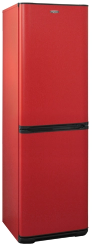 Холодильник с морозильником Бирюса H380NF красный